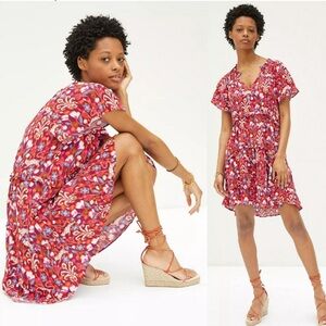 Anthropologie Robin Tiered Mini Dress